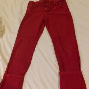Micheal Kors red jeans